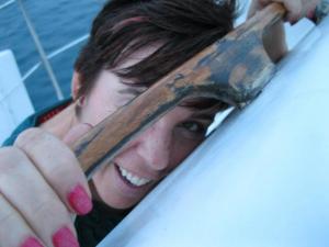 My Sweet Baby.  On a boat.  In the Caribbean. I feel better now.